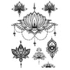 Women temporary tattoo - Underboobs and lotus pack 2 - Skindesigned