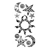 Temporary tattoo - celestal stars 2 (Star and Sun Maori) - SKINDESIGNED