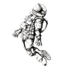 Temporary tattoo - Astronaut in weightlessness - Tatto decals