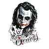 Fake tattoo - Joker Why So Serious Dark Knight Heath Ledger Batman
