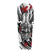 Temporary Japanese sleeve tattoo - Carpe Koi - Samurai Mask