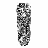 Temporary tattoo Maori sleeve 3 - Samoa Tribal Polynesian Man