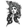 Temporary tattoo - Pin Up, Rose and Raven | SKINDESIGNED