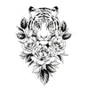 Best temporary tattoo | Floral Tiger, Rose | Fake tattoo, Skindesigned