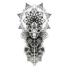 Temporary tattoo Mandala - Geometric Ethnic Floral Totem, Skindesigned