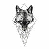 Fore Arm Geometric Fox - Temporary Tattoo - Skindesigned