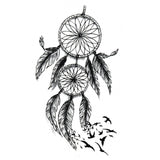 Temporary tattoo - Dream catcher and birds 2 - Woman collection