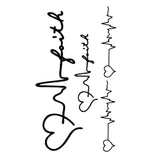 Temporary tattoo - Lifeline - Faith - Last trend - Skindesigned