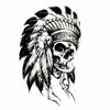 Native american chief - Temporary tattoo