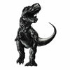 Temporary tattoo - T-Rex - Fake tattoo Dinosaur Tyrannosaurus Rex - Skindesigned