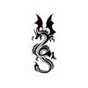 Ephemeral tattoo | Temporary Tattoo - Tribal Dragon | SKINDESIGNED