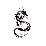 Temporary tribal tattoo - Tribal Dragon Maori style | SKINDESIGNED