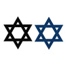 Ephemeral Tattoo - Stars of David - Israel, Judaic, Jewish 