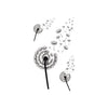 Little Fake tattoo - Dandelion blowing - Temporary tattoo by Skindesigned