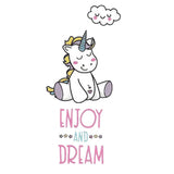 Fake tattoo - Unicorn - Enjoy and dream - Cute tattoo for kids - Skindesigned