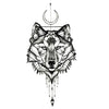 Temporary Tattoo - Geometric Wolf - Skindesigned