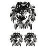 Wolf - Realistic temporary tattoo - Native american style