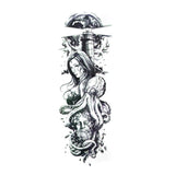 Ephemeral Tattoo - Marine Octopus sleeve- Temporary Tattoo