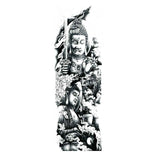 Temporary sleeve tattoo - Buddhist sleeve 2 - Entire arm tattoo