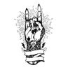Ephemeral Tattoo - Devil Horns (Hard Rock - metal) - Head of Devil
