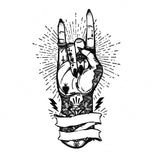 Ephemeral Tattoo - Devil Horns (Hard Rock - metal) - Head of Devil