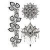 Awsome Ephemeral tattoo - lotus, mandala and lace way flowers. - Skindesigned
