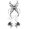Removable tattoo - Butterfly and angels - Fake tattoo girl, woman - Skindesigned