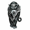 Tribal temporary tattoo - Black panther - Animal fake tattoo - Skindesigned