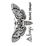 Temporary tattoo - Butterfly and Harry Potter quote: Always mischief managed- Skindesigned