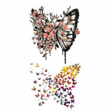 Temporary tattoo - Butterflies become flowers - Skindesigned