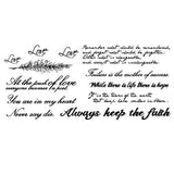 Temporary Tattoo, Phrase and Quote: Always Keep Faith