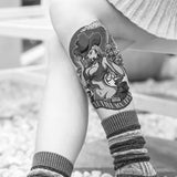 Fake tattoo - Pin Up Cow Girl Western Country, I'll Kill You Last
