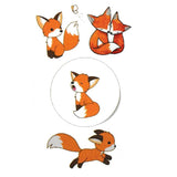 Fake tattoo Cute - Cuties Foxes, Child Tattoo - Skindesigned