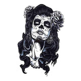 Temporary Tattoo - Pin Up - Mexican Santa Muerte Catrina | Calaveras - Skindesigned