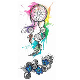 Ephemeral Tattoo Watercolor Dream Catcher - Catch Dream Dat Woman