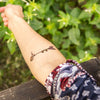 Small Temporary tattoo - Native American arrows and quote - Skindesigned