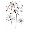  Temporary Tattoo Japanese Style Flowers - SKINDESIGNED