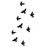Temporary tattoos| Fake Tattoo - Flying Birds, Shoulder - Skindesigned