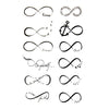 Temporary tattoo Infinity signs, fake small tattoos by Skindeisgned