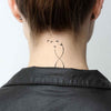 Temporary tattoo Infinite signs, fake small tattoos neck and wrist by Skindeisgned
