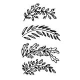 Temporary tattoo - Laurel Leaf. Fake tattoo branch, wrist