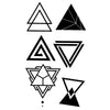 Non permanent tattoo - Triangles pack 2, Geometric - Skindesigned