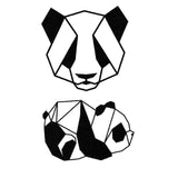 Decal tattoo - Panda Geometric Cute, Funny - Fake Tattoo Kid