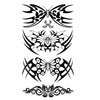 Tribal temporary tattoo - Polynesian butterfly - Maori fake tattoo