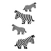 Zebra cute zebra tattoo, funny - fake child tattoo - Skindesigned