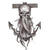 Temporary tattoo - Anchor and octopus - Fake tattoo for back, shoulder or arms. Skindesigned