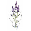 Lavender | Fake Tattoo - Temporary Tattoo french flower - Skindesigned