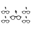 Temporary tattoo - Harry Potter (glasses and scar) - Fake tattoos for kids - Skindesigned
