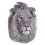 Temporary tattoo for men - Realistic lion - Arm, shoulder or chest fake tattoo (decals) by Skindesigned.