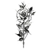 Geometric Roses - Fake Tattoo, Temporary tattoo - Skindesigned
